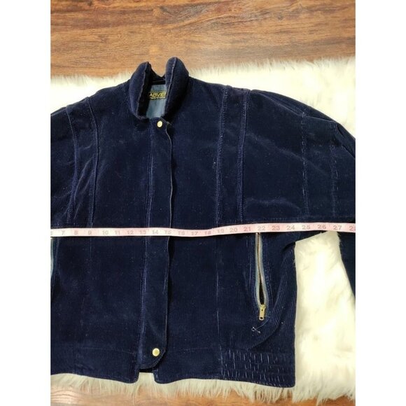 Abvien 100% Cotton Long Sleeve Corduroy Sweater & Pants 2 Pcs Blue Women"s L VTG - Picture 10 of 16